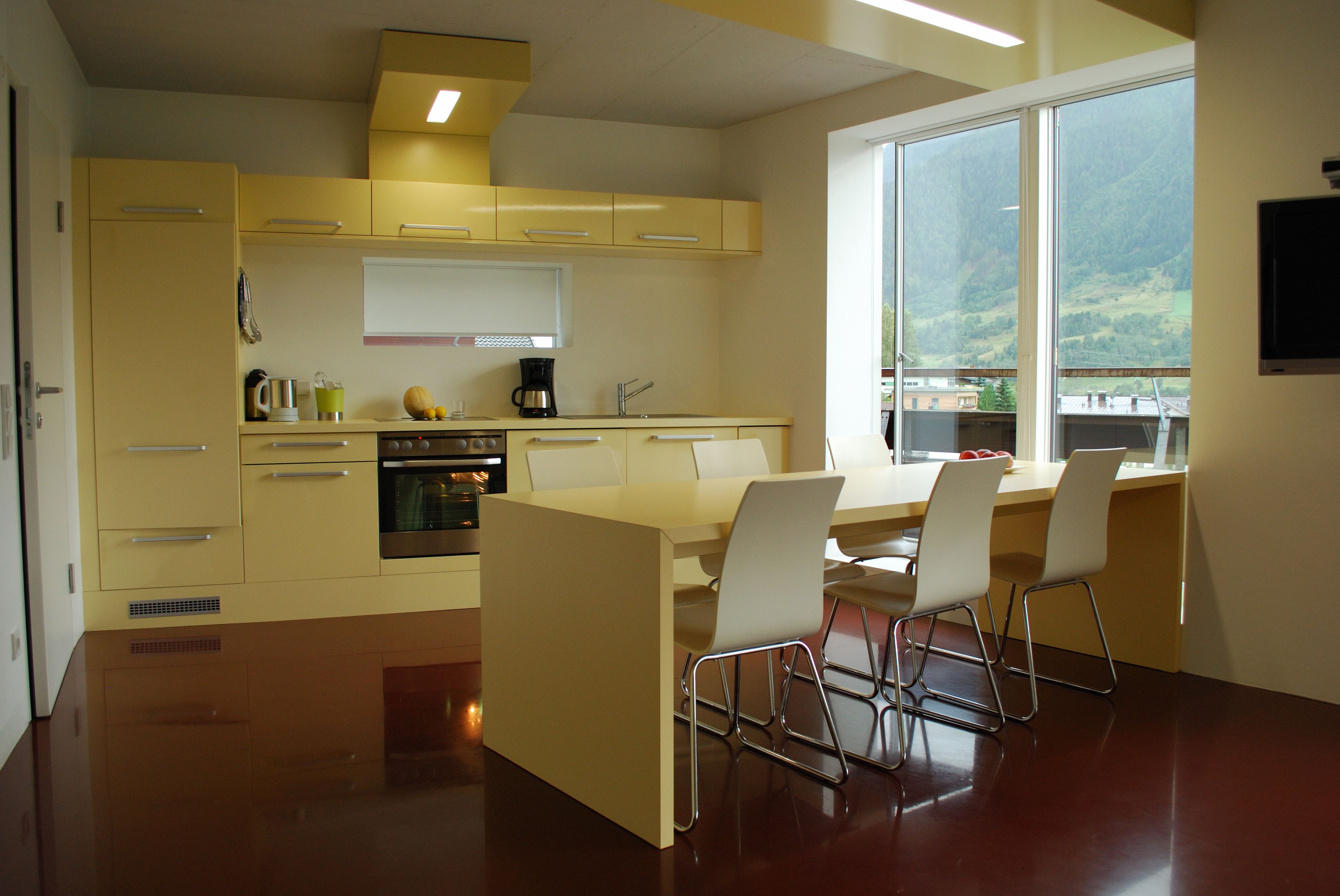 Design-Apartment, 2 Schlafzimmer | Wohnbereich | Flachbildfernseher