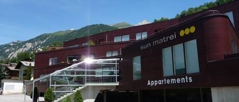 Fassade der Unterkunft