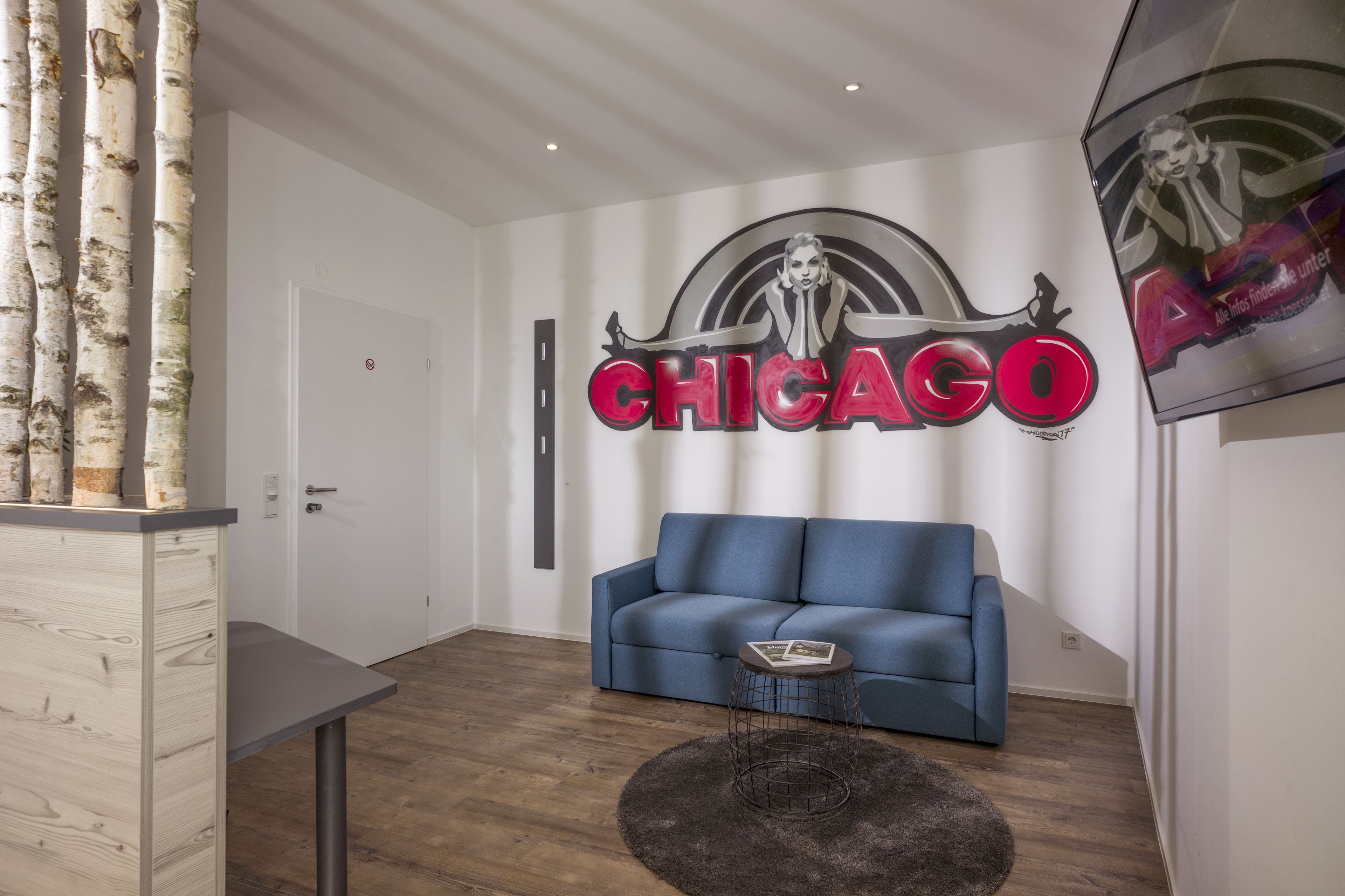 apartment, accessible, non smoking | living area | 42-inch flat-screen tv with cable channels, tv