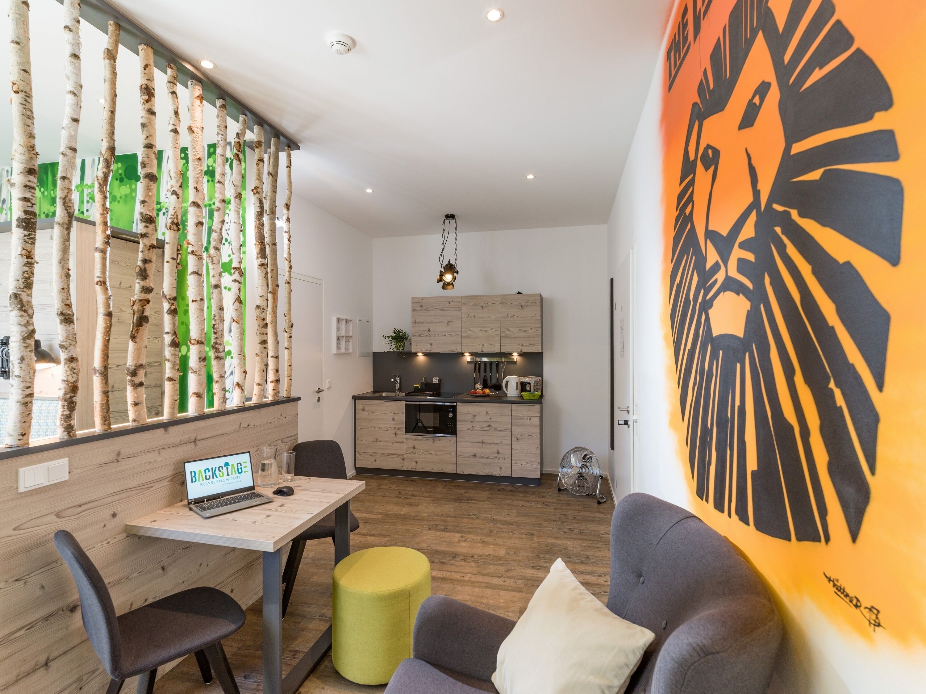 apartment, accessible, non smoking | living area | 42-inch flat-screen tv with cable channels, tv