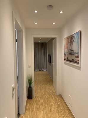 Luxury Apartment, 2 Bedrooms, Accessible, Balcony | 2 bedrooms, premium bedding, in-room safe, individually decorated