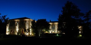 Front of property – evening/night