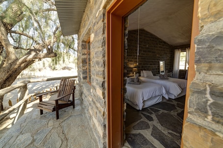 Rustic Chalet | Terrace/patio. Neuras Wine & Wildlife Estate