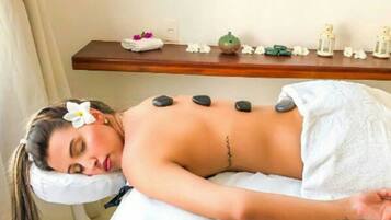 Hot stone massages, deep-tissue massages, 1 treatment room