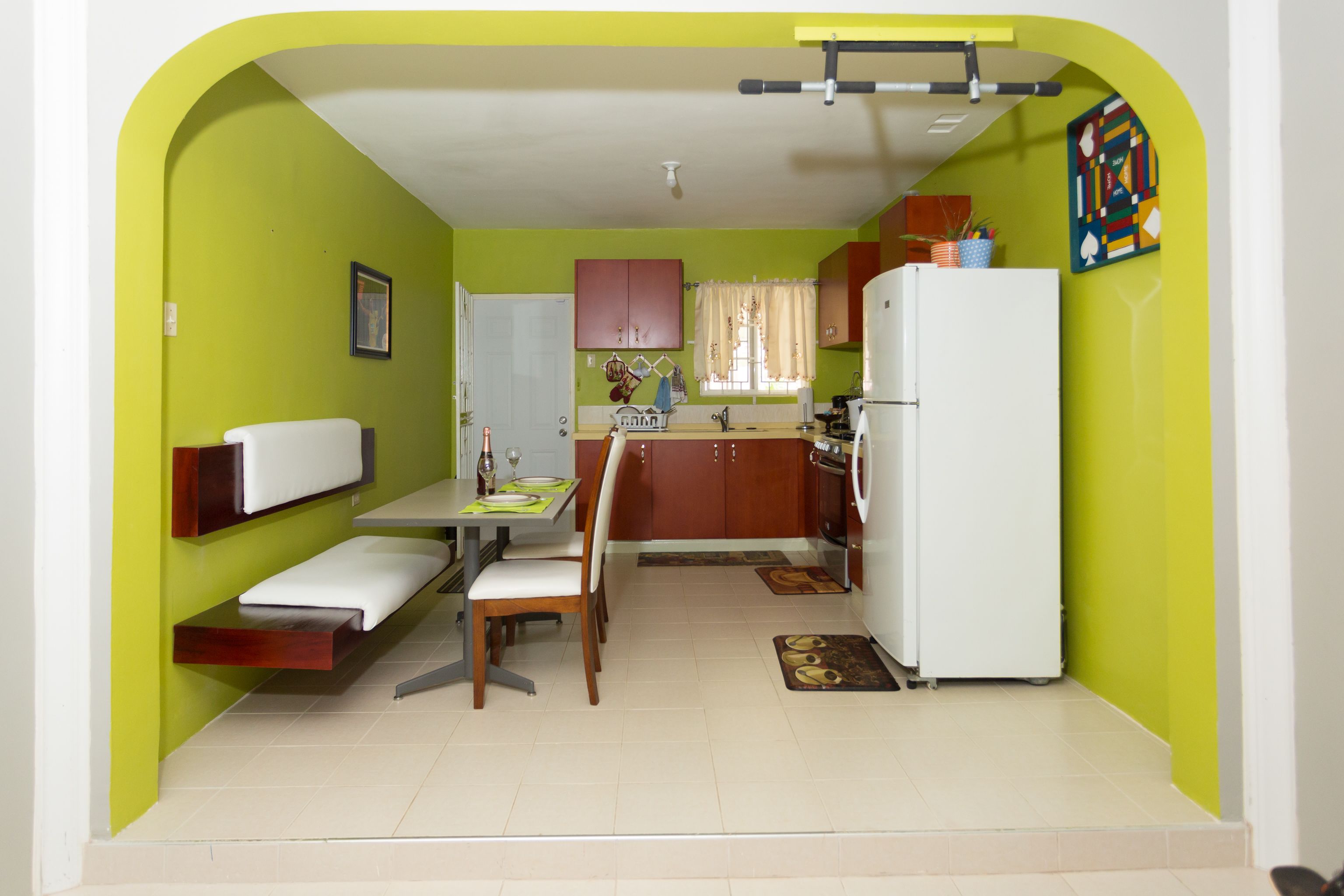 Family House, 2 Bedrooms, Kitchen, Partial Ocean View | Private kitchen | Full-sized fridge, microwave, oven, stovetop