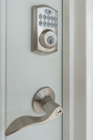 Majoituspaikan sisäänkäynti