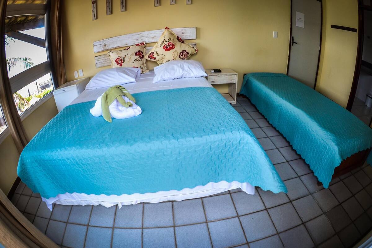 Minibar, blackout curtains, iron/ironing board, free WiFi