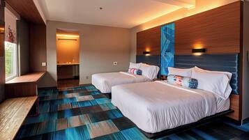 Roupas de cama premium, camas com colchões pillow-top