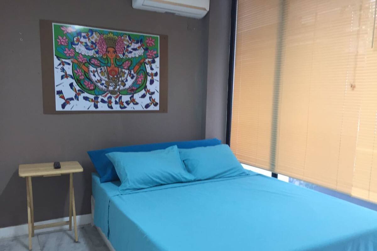 Chambre Double, salle de bains commune