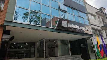 Overnatningsstedets indgangsparti