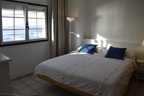 1 slaapkamer, een strijkplank/strijkijzer, wifi, beddengoed