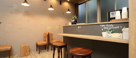 Coin salon dans le hall