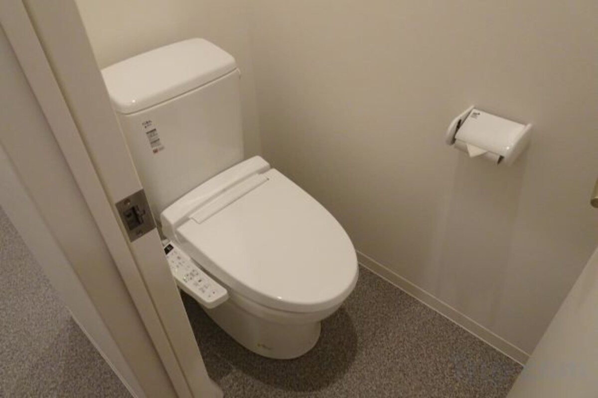 Shower, hair dryer, slippers, bidet
