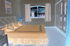 3 bedrooms, iron/ironing board, bed sheets