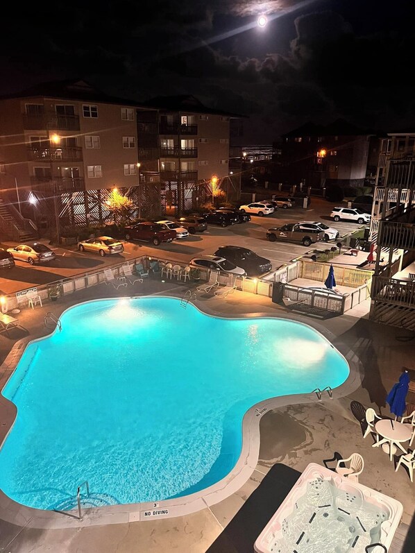 Indoor pool, outdoor pool