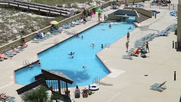 Indoor pool, outdoor pool