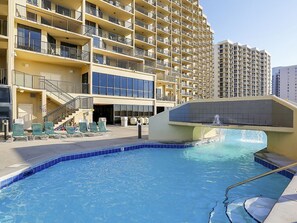 Indoor pool, outdoor pool