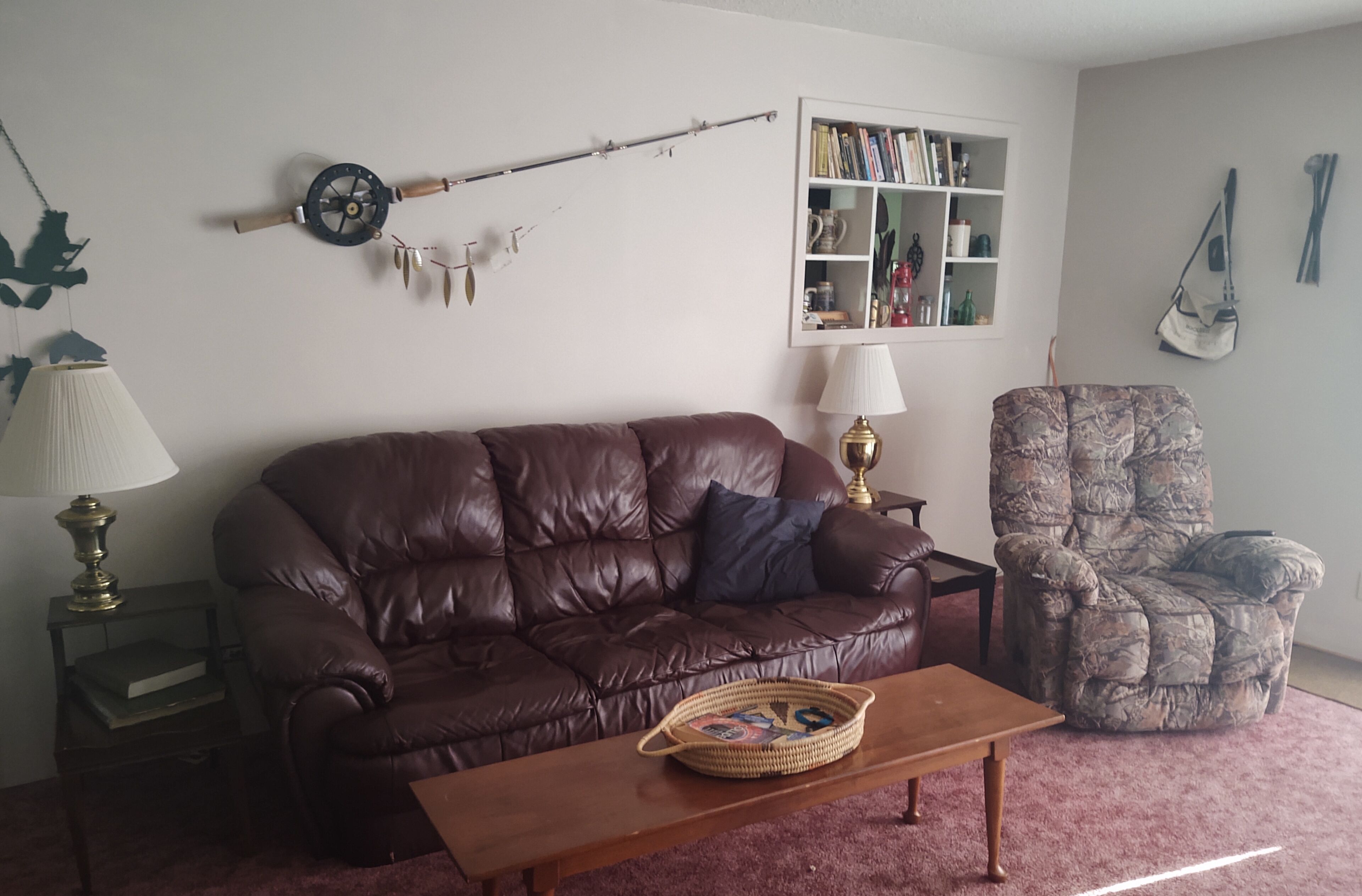 Smart TV, DVD player, books, video library