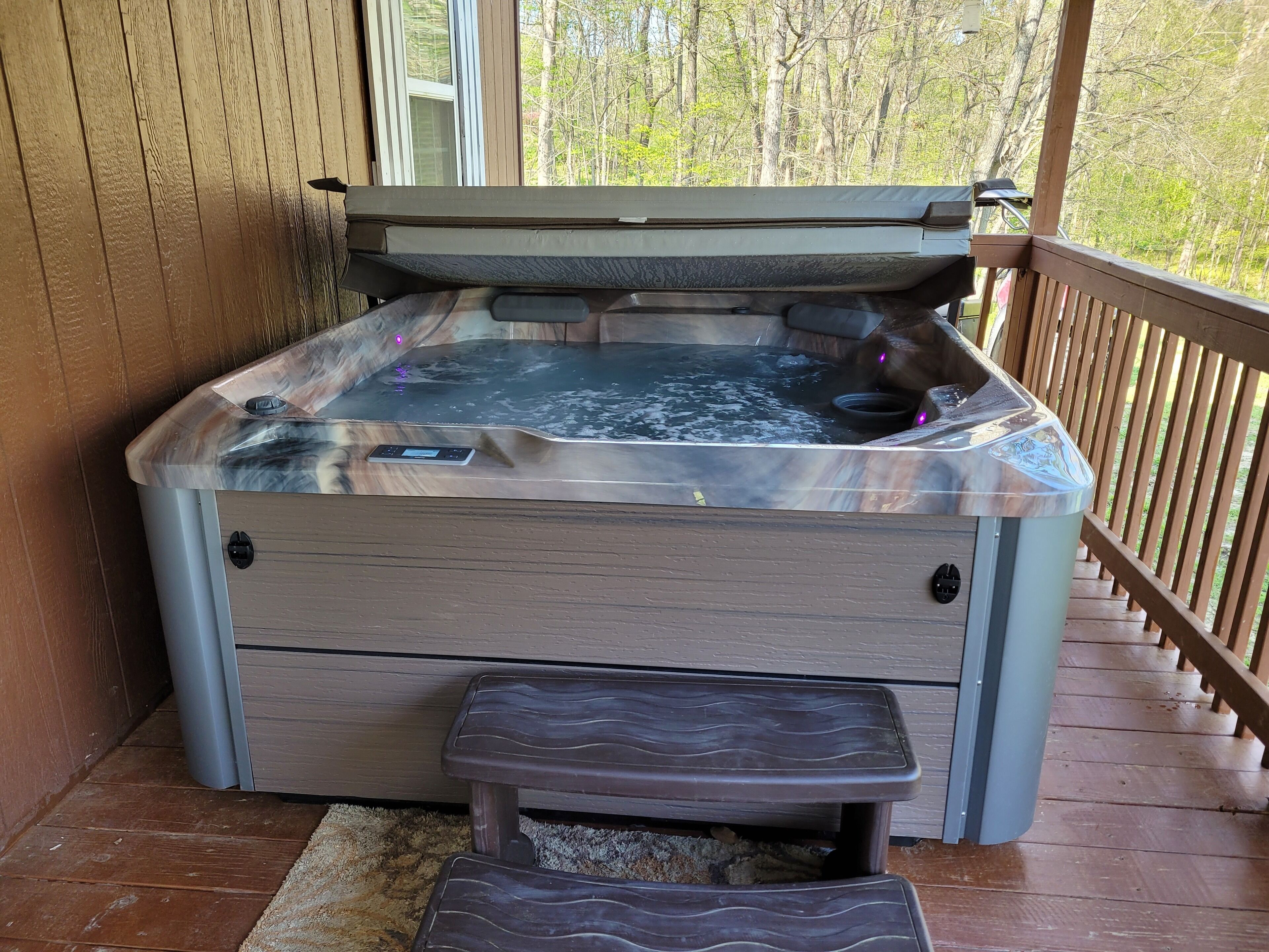 Bain à remous extérieur