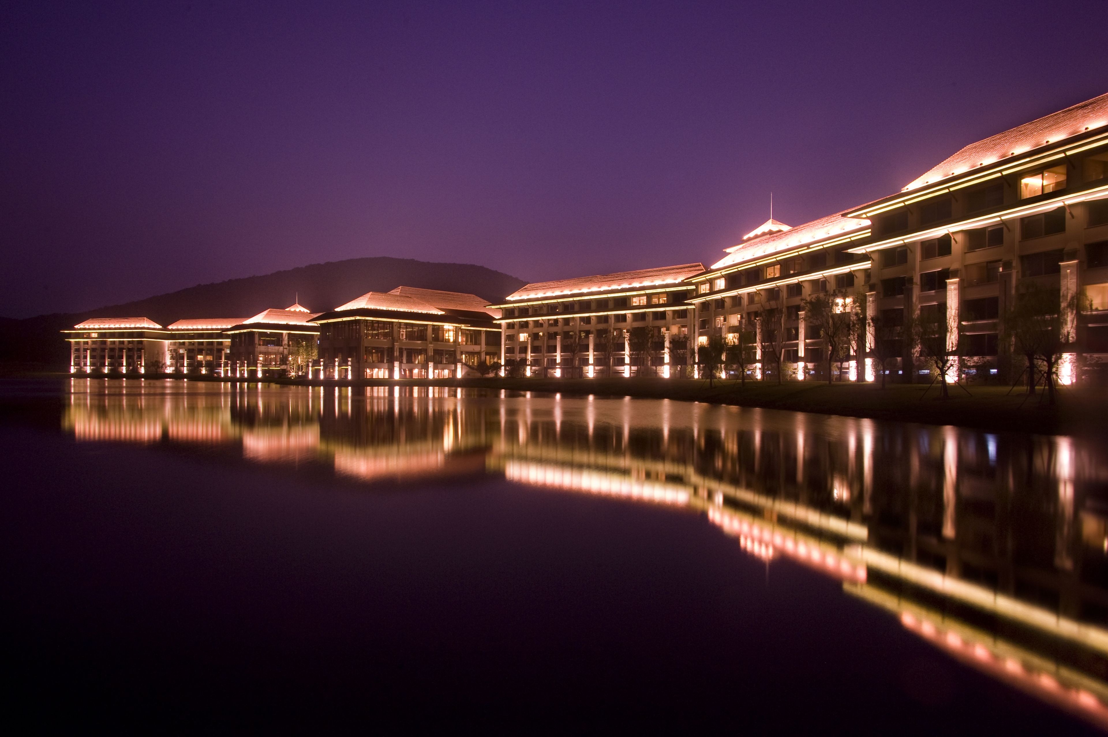 Front of property – evening/night