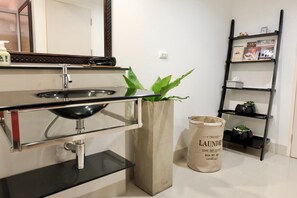 Shared Dormitory, Women only, Non Smoking, City View | Bathroom sink - DewyHouse (Chiang Mai)