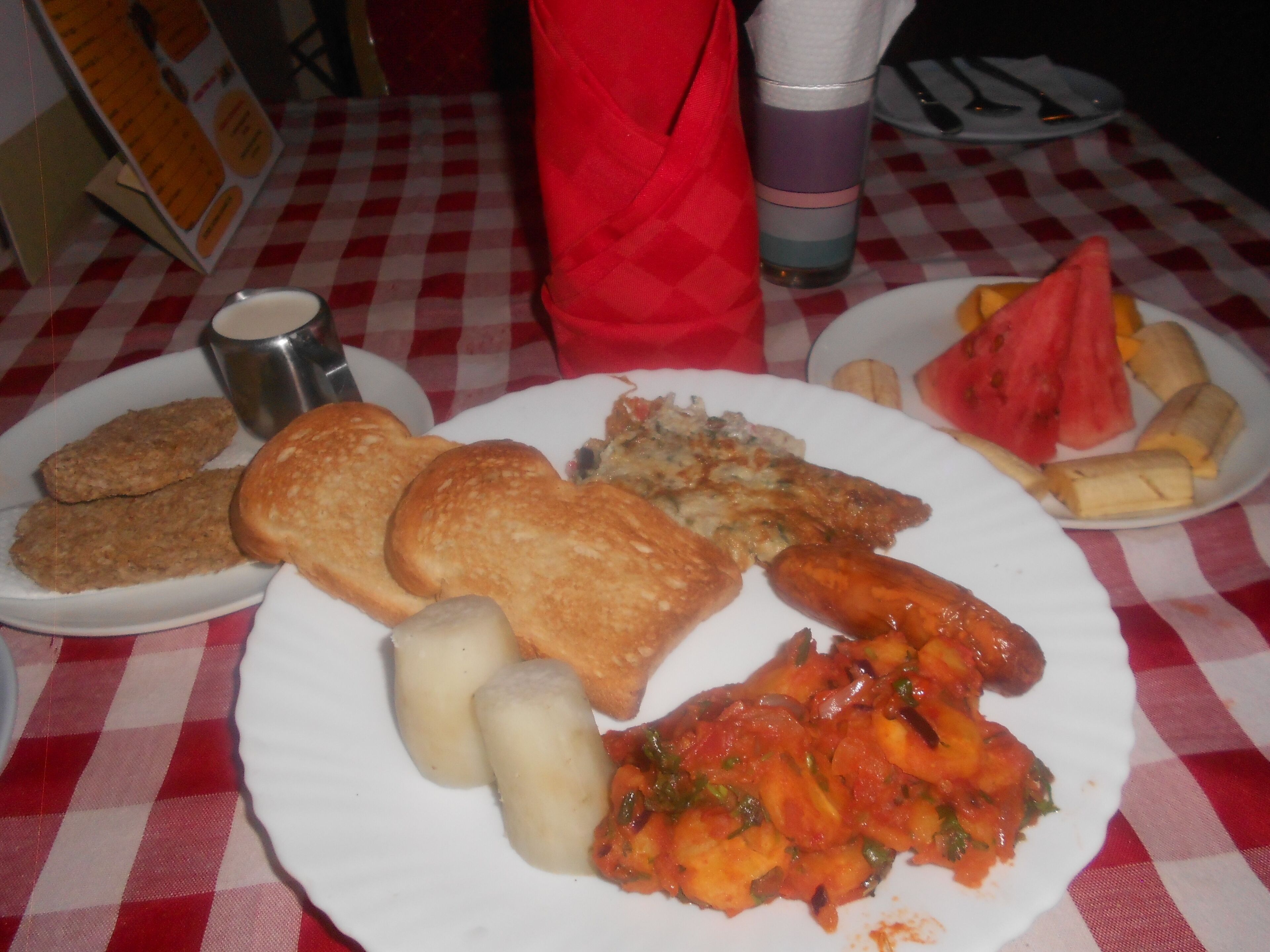 breakfast, lunch, dinner served; local and international cuisine