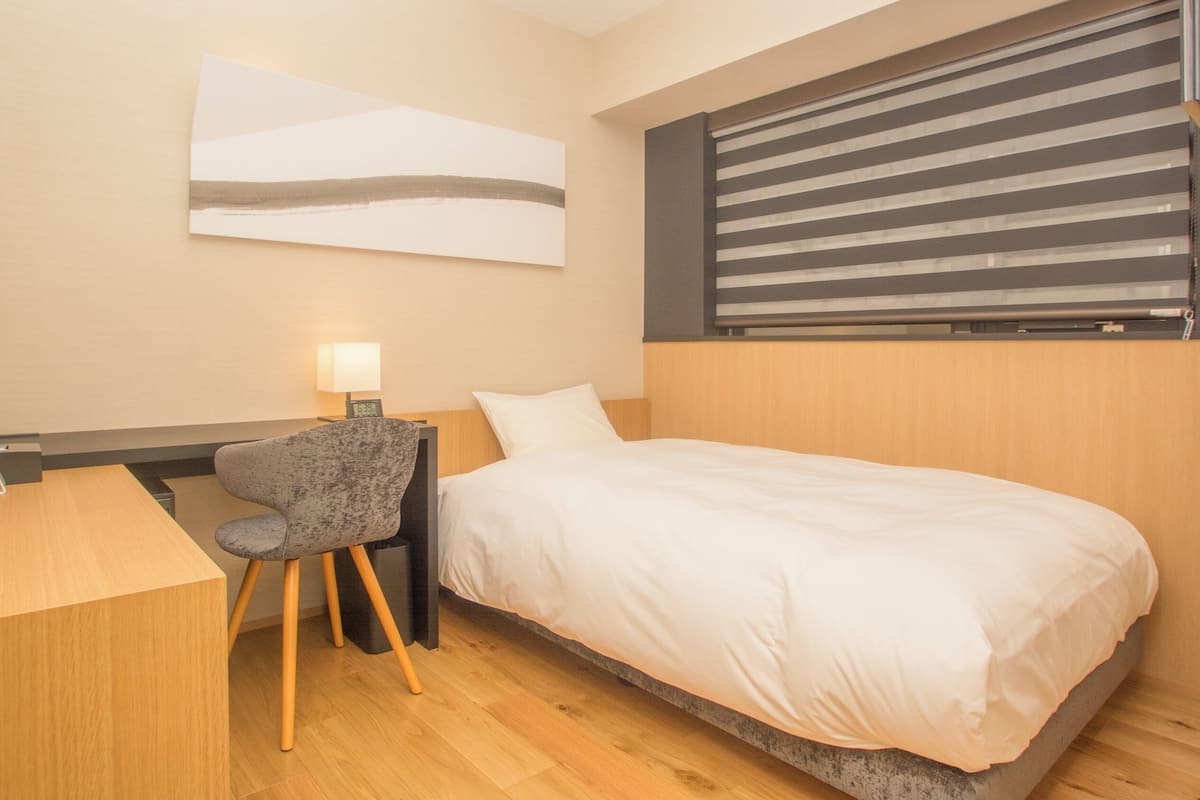 1 bedroom, desk, WiFi (free), bed sheets