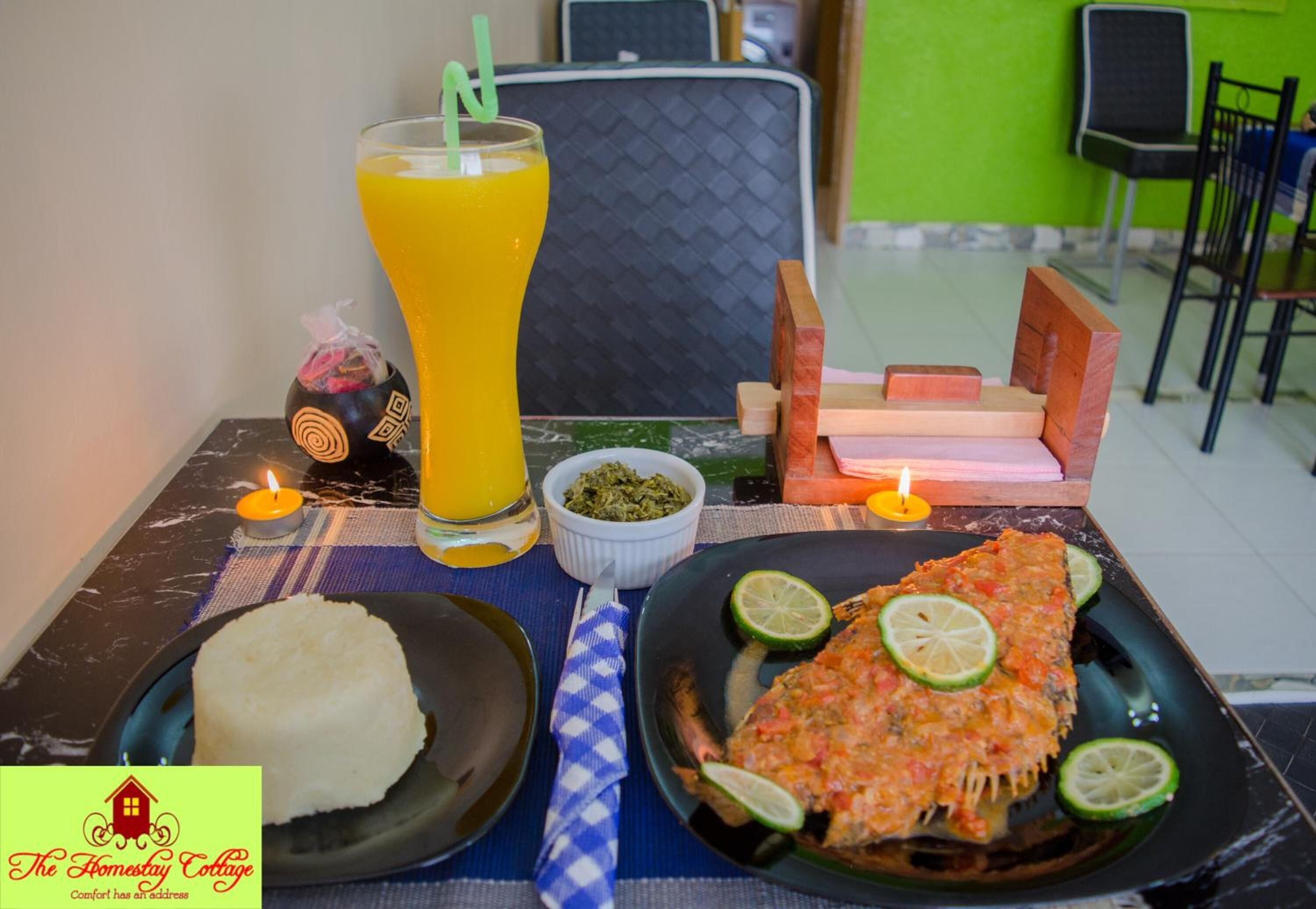 lunch and dinner served, african cuisine