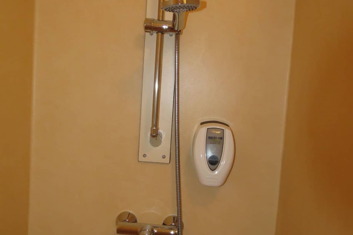 Family Oda | Banyo imkân ve özellikleri | Duş, ücretsiz banyo/kozmetik ürünleri, saç kurutma makinesi, havlu