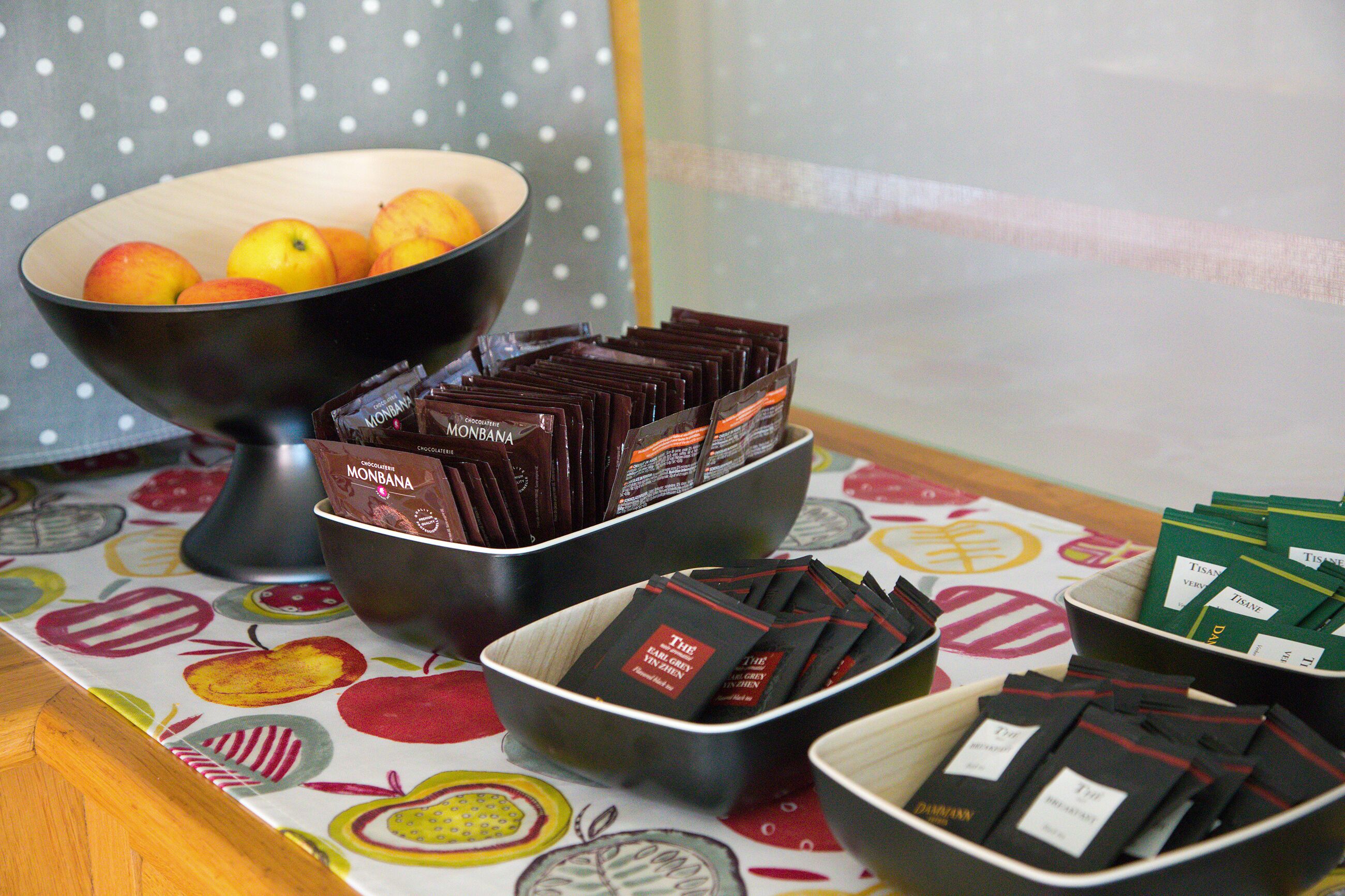 daily buffet breakfast (eur 9.60 per person)