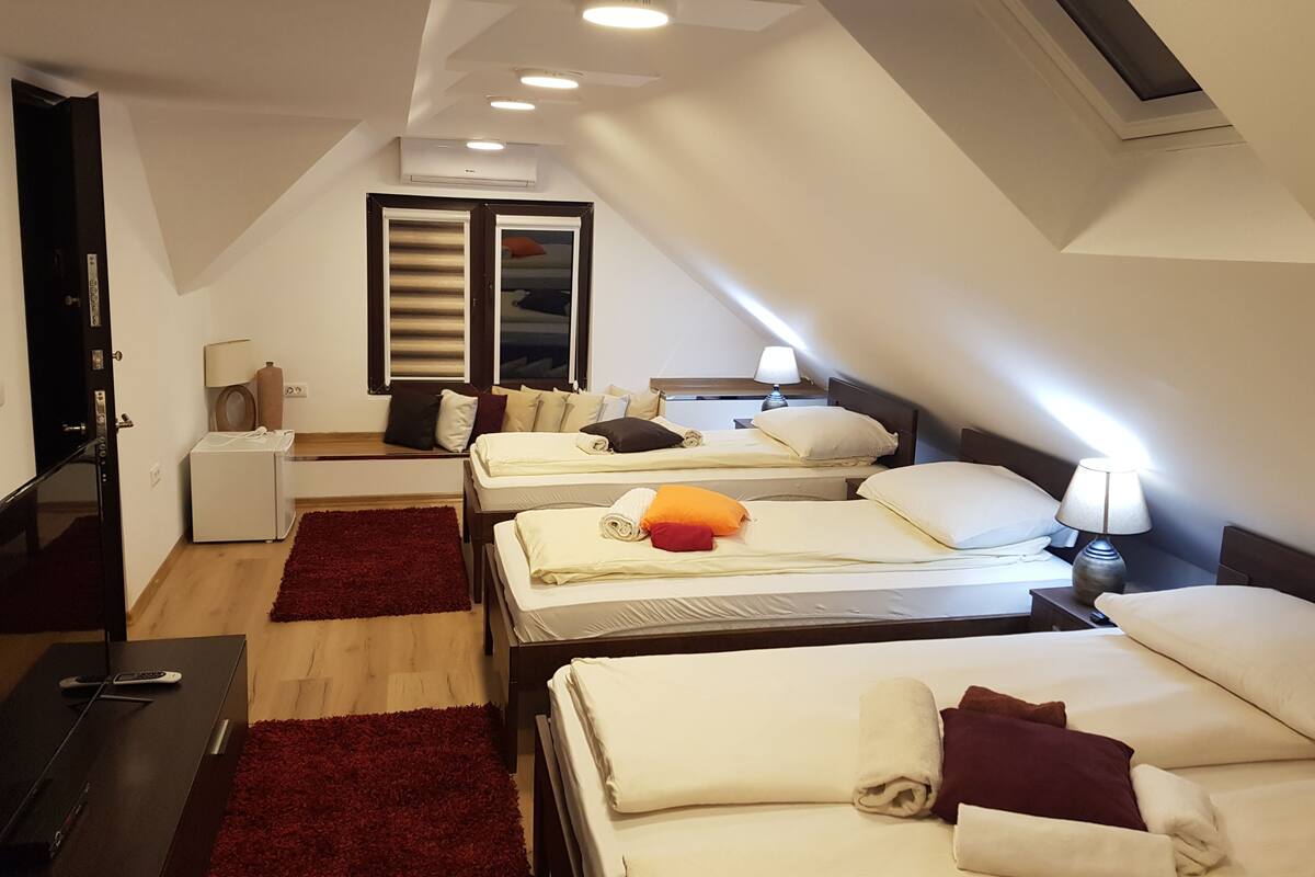 Standard Quadruple Room, 1 Bedroom | View from room