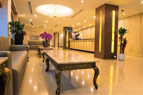 Sala de estar en el lobby