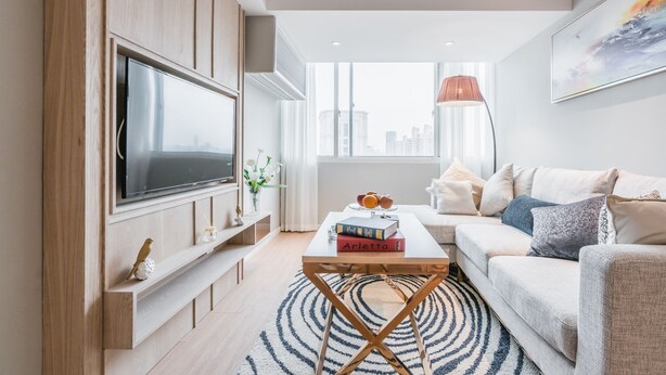 Standard Apartment | Living area | Flat-screen TV - Ten66 Serviced Residences (Shanghai)