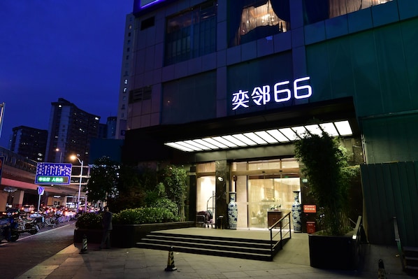 Front of property - evening/night