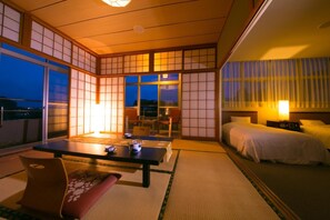 In-room safe, desk, free WiFi, bed sheets - Tashiro Bekkan (Yakushima)
