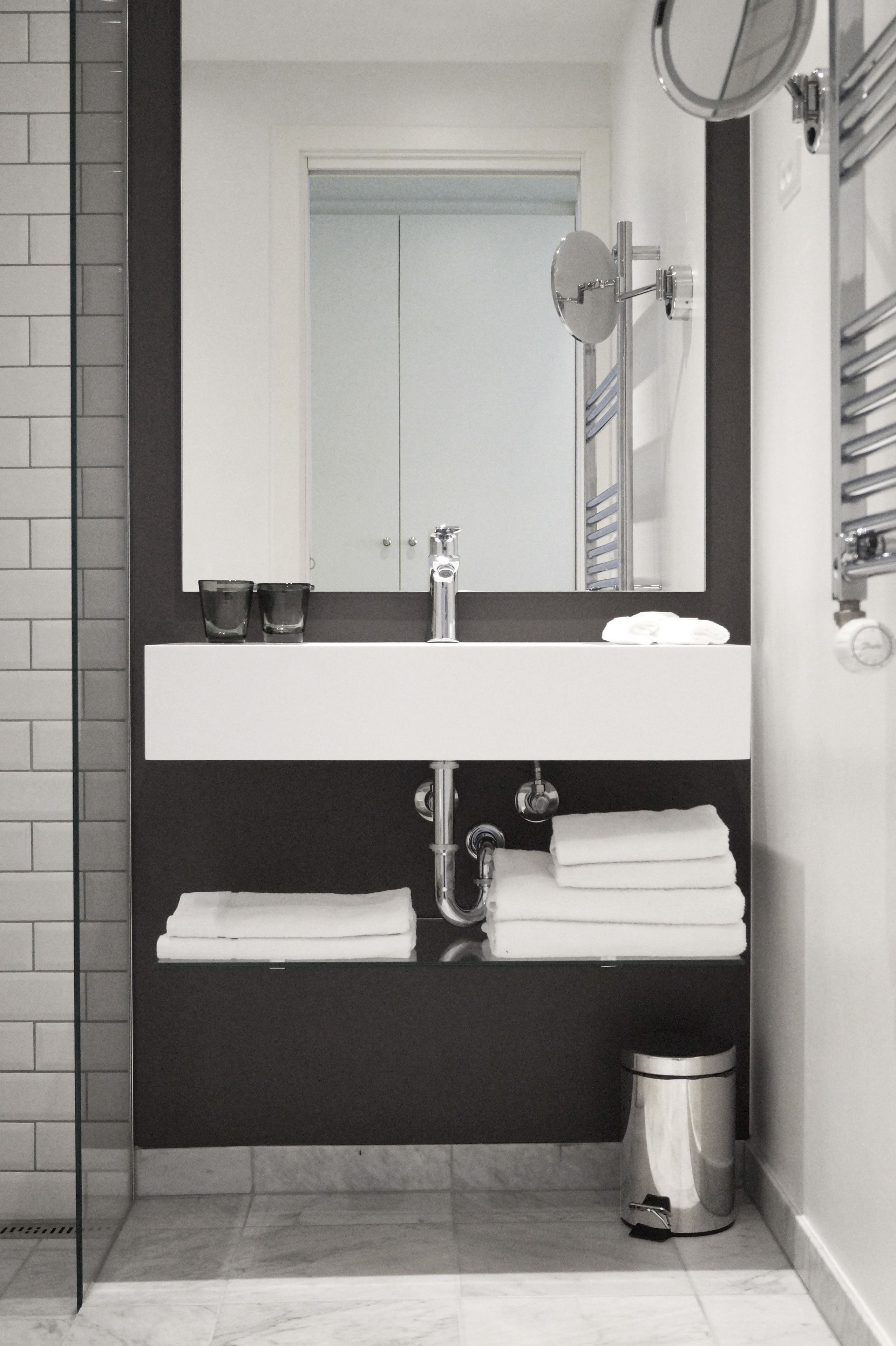 Free toiletries, towels