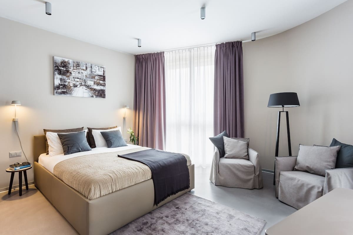 Senior studio | 1 slaapkamer, een strijkplank/strijkijzer, gratis wifi, beddengoed