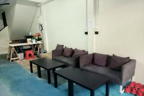 Sitteområde i lobbyen