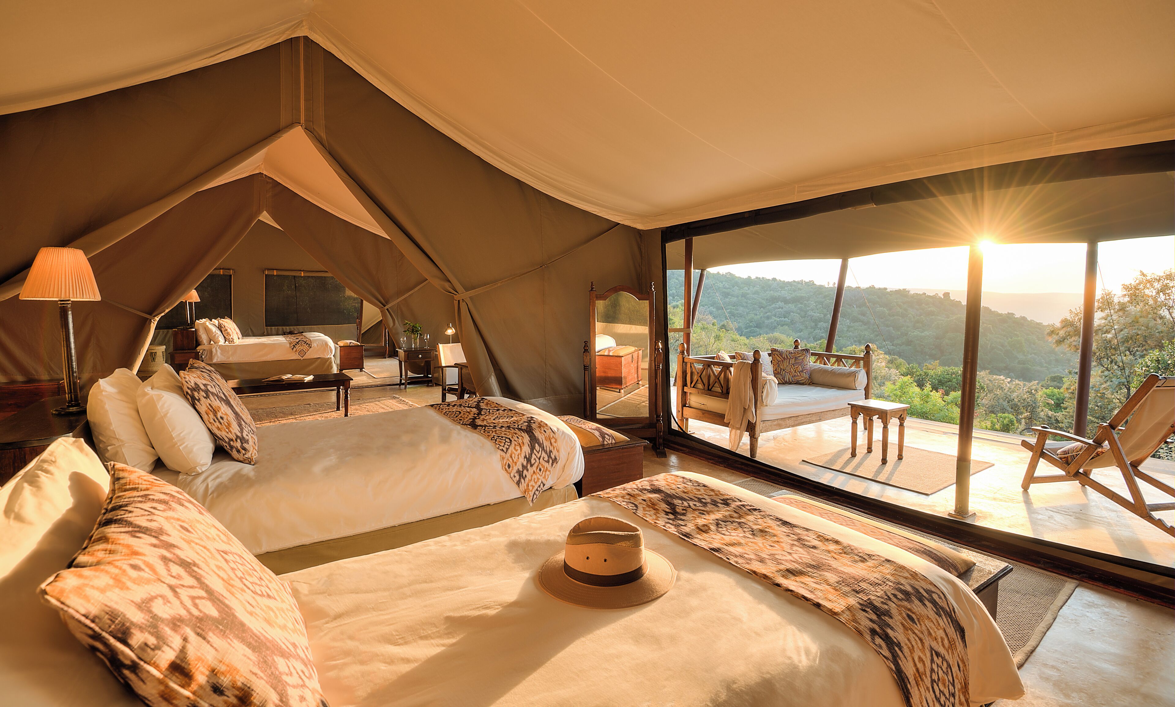 Tienda de campaña familiar | Terraza o patio