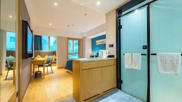 Minibar, desk, blackout curtains, rollaway beds