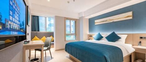 Minibar, desk, blackout drapes, rollaway beds