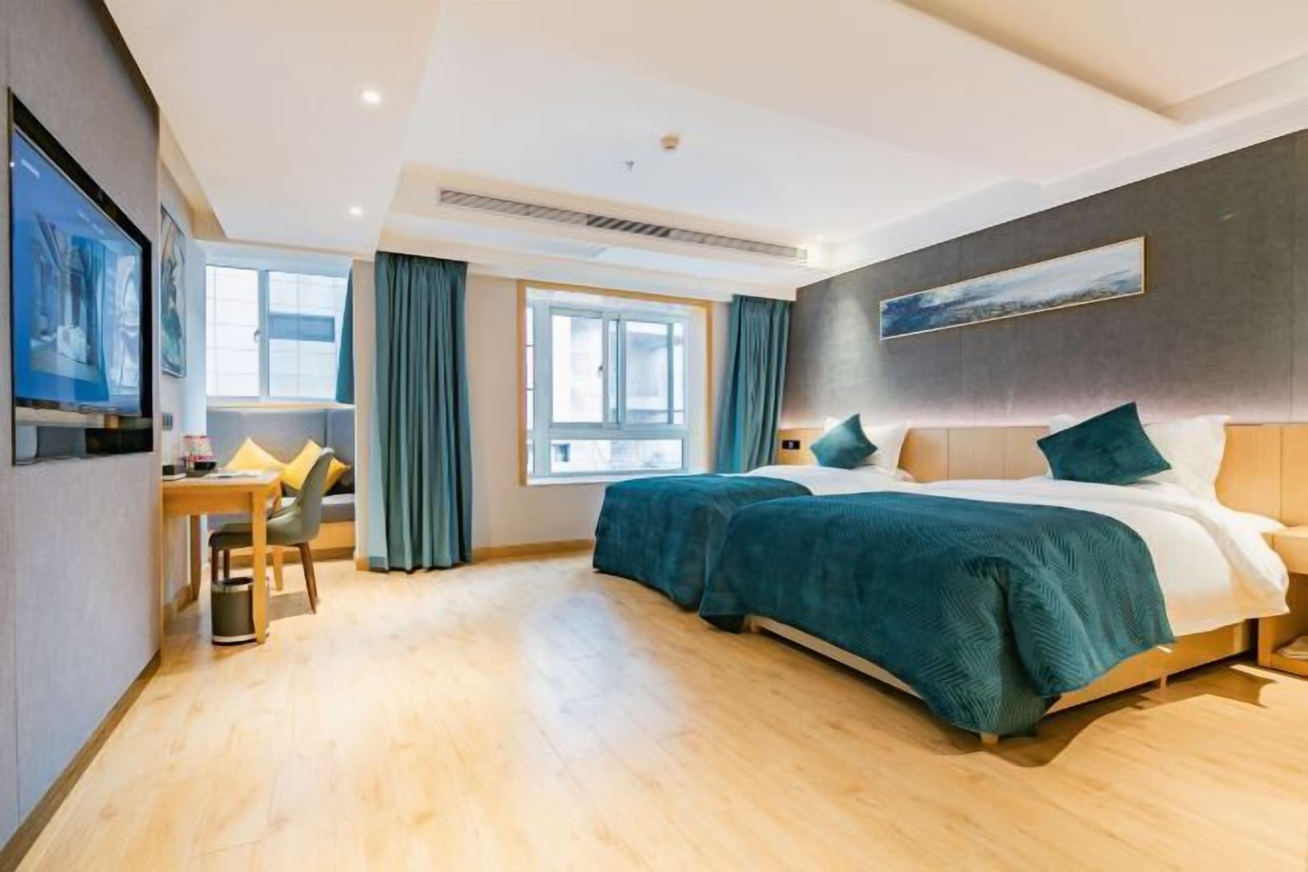 Minibar, desk, blackout drapes, rollaway beds