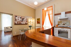 Deluxe Apartment, 2 Bedrooms, Non Smoking | Private kitchen | Fridge - Residenza Duomo 314 (Naples)