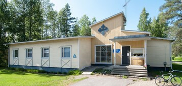 Majoituspaikan julkisivu