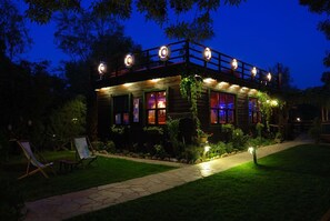 Front of property - evening/night