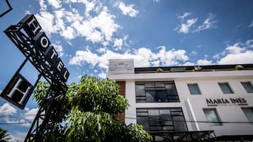 Voorkant van accommodatie