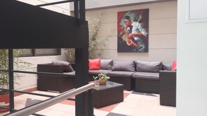 Lobby sitting area