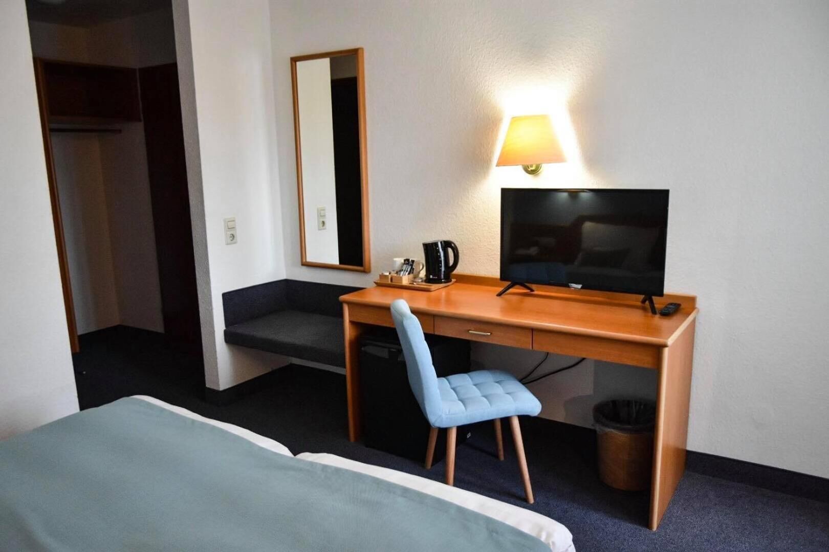 Down duvets, in-room safe, desk, soundproofing