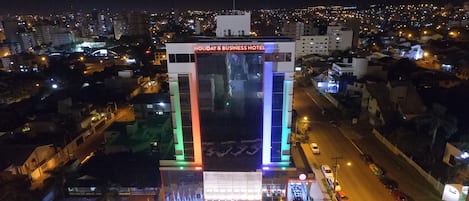 Front of property – evening/night