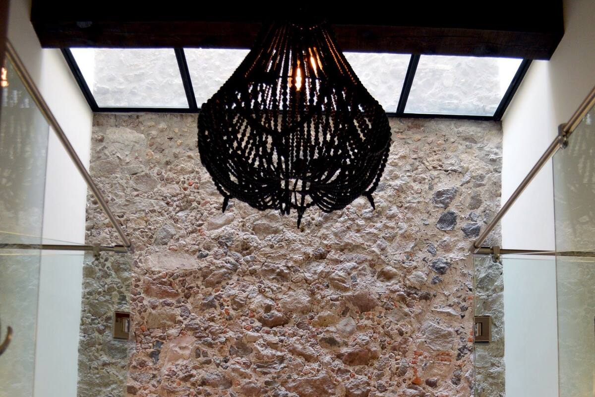 grand suite, 1 king bed | bathroom | shower, rainfall showerhead, free toiletries, hair dryer